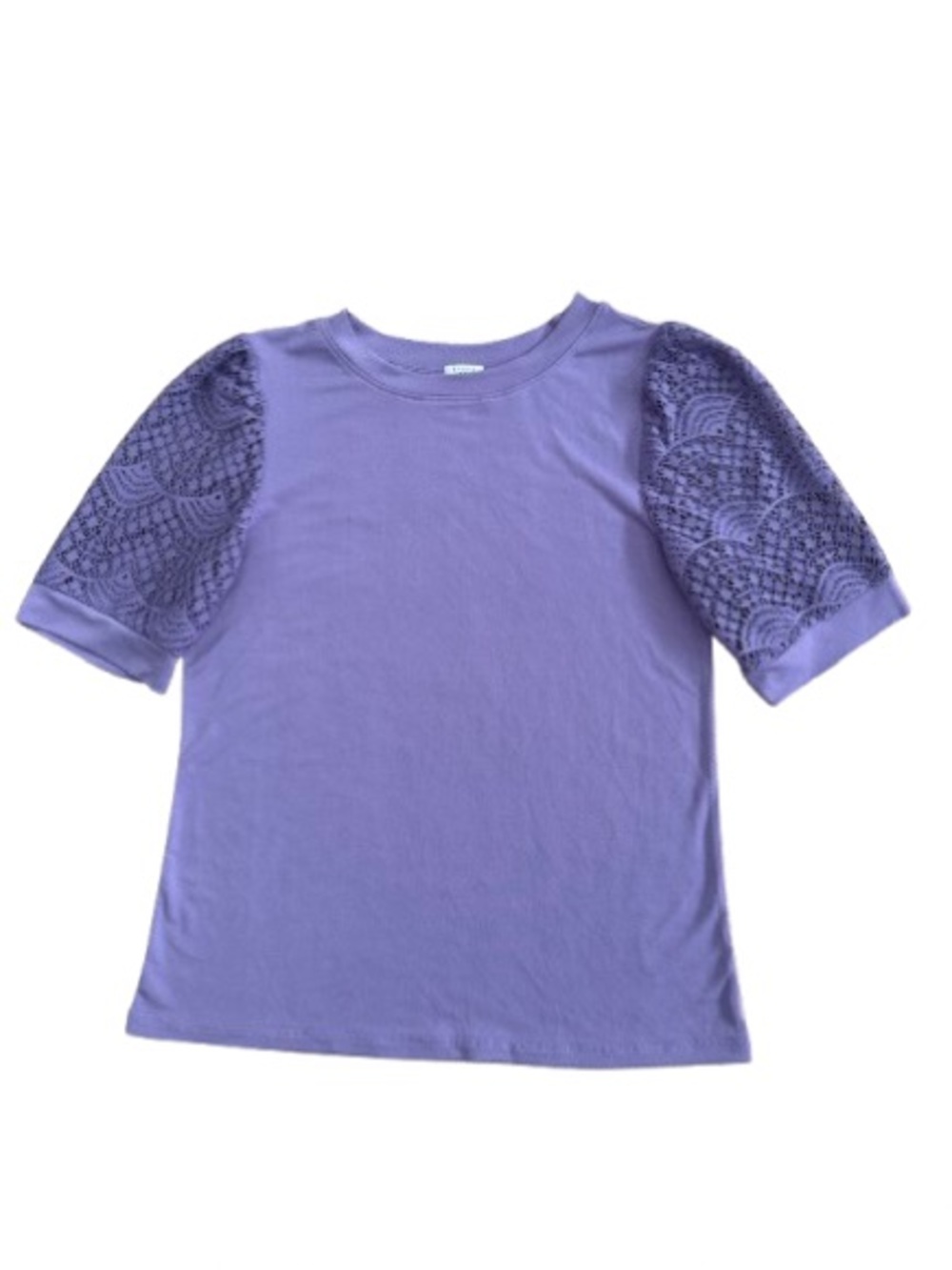 Studio 1886 Lace Sleeve Detail Top - Size: Small
